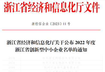 喜报 | 千济方荣获“浙江省创新型企业”称号